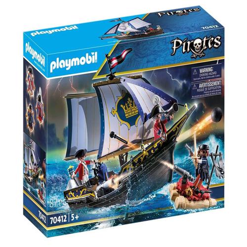 Playmobil เพลย์โมบิล โจรสลัด เรือเล็กทหารเรดโคท