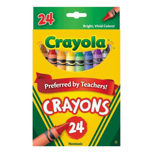 Crayola เครโยล่า สีเทียนไร้สารพิษ 24 แท่ง