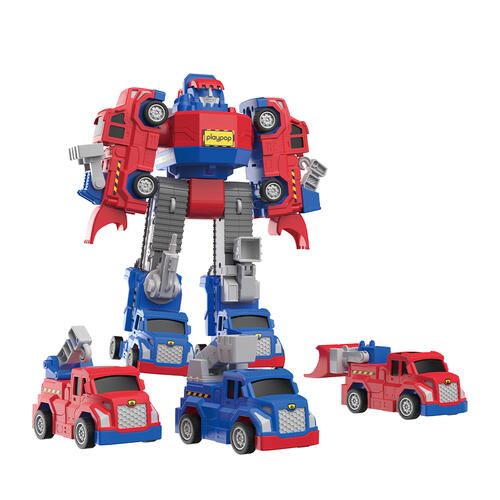 playpop Phantom Blitz Pull-Back Mech Armor