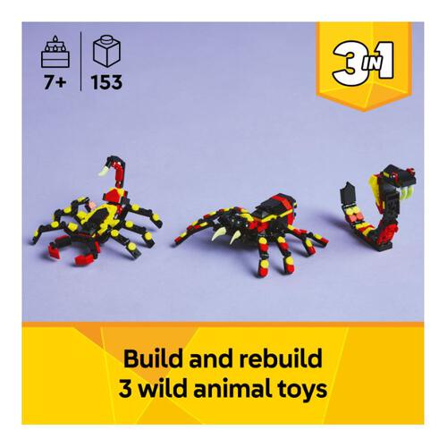 LEGO Creator 3 in 1 Wild Animals: Surprising Spider 31159