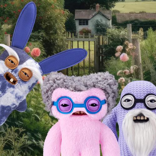 Fuggler Old Fogies Plush 9'' - Assorted (1 Pcs)