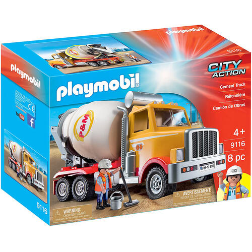 Playmobil เพลย์โมบิล ชุดรถบรรปูน