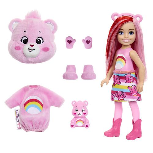 Barbie Cutie Reveal Chelsea Carebear Assorted