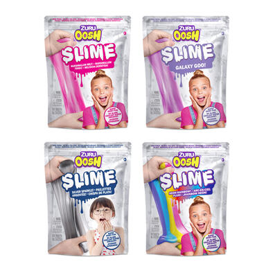 Oosh Slime Medium Foil Bag 3 Pack - Assorted