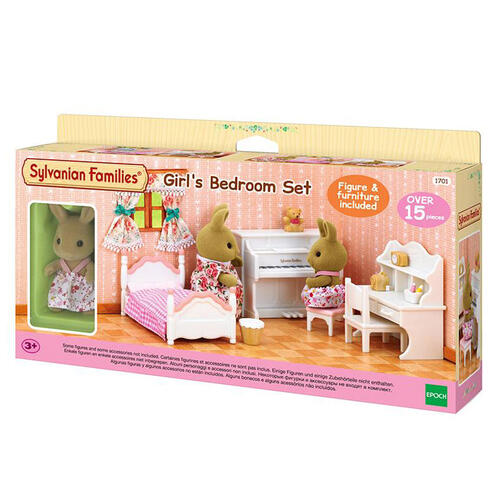 Sylvanian Families Girl's Bedroom Set