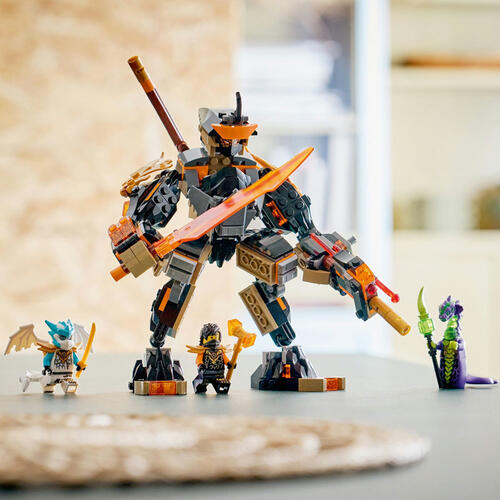 LEGO Ninjago Cole's Mission Mech & Dragon Zane 71854