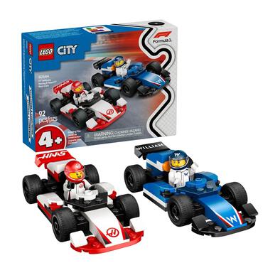 LEGO City F1 Williams Racing & Haas F1 Race Cars 60464