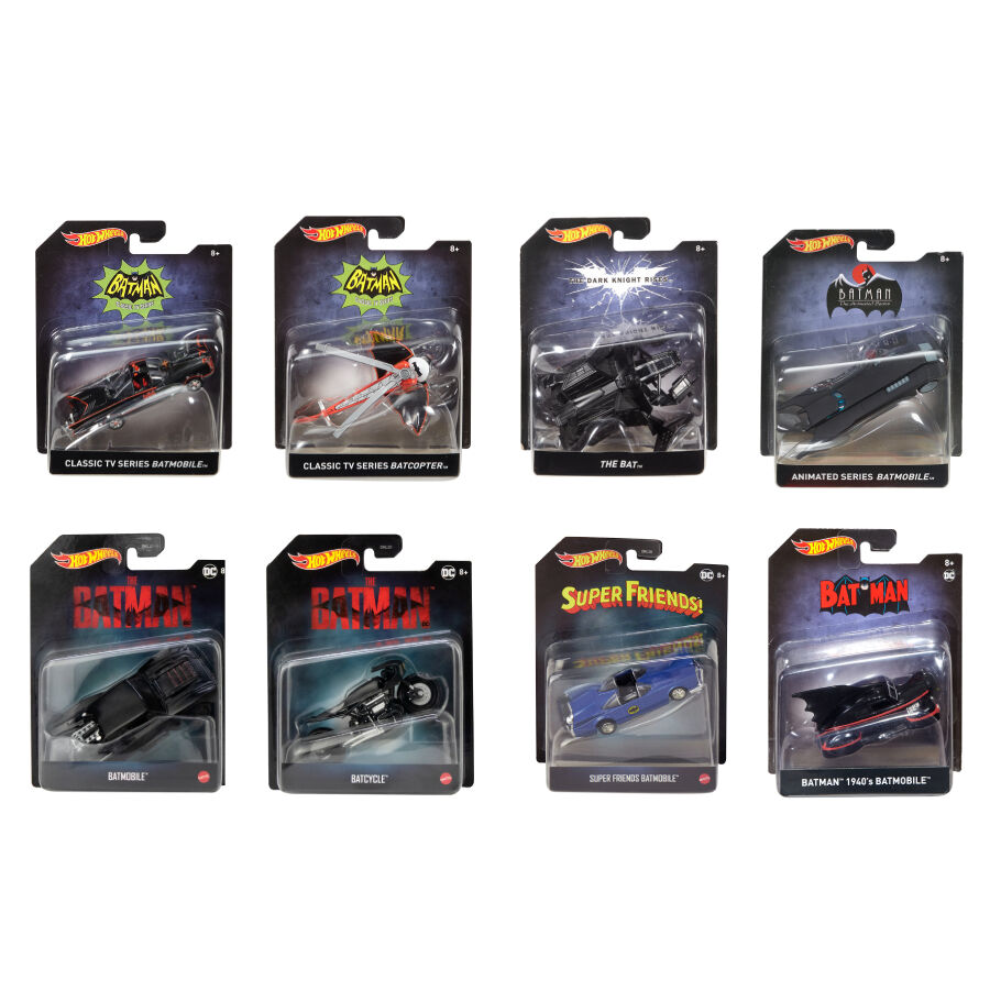 Hot Wheels Batman Vehicles Assorted Toys