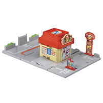 Tomica Town Drive-Thru Burger Shop Playset