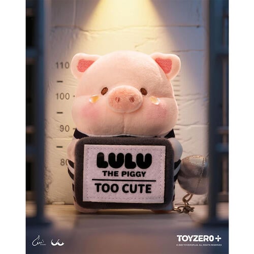 LuLu the Piggy Monopoly Jail Prisoner Lu Keychain