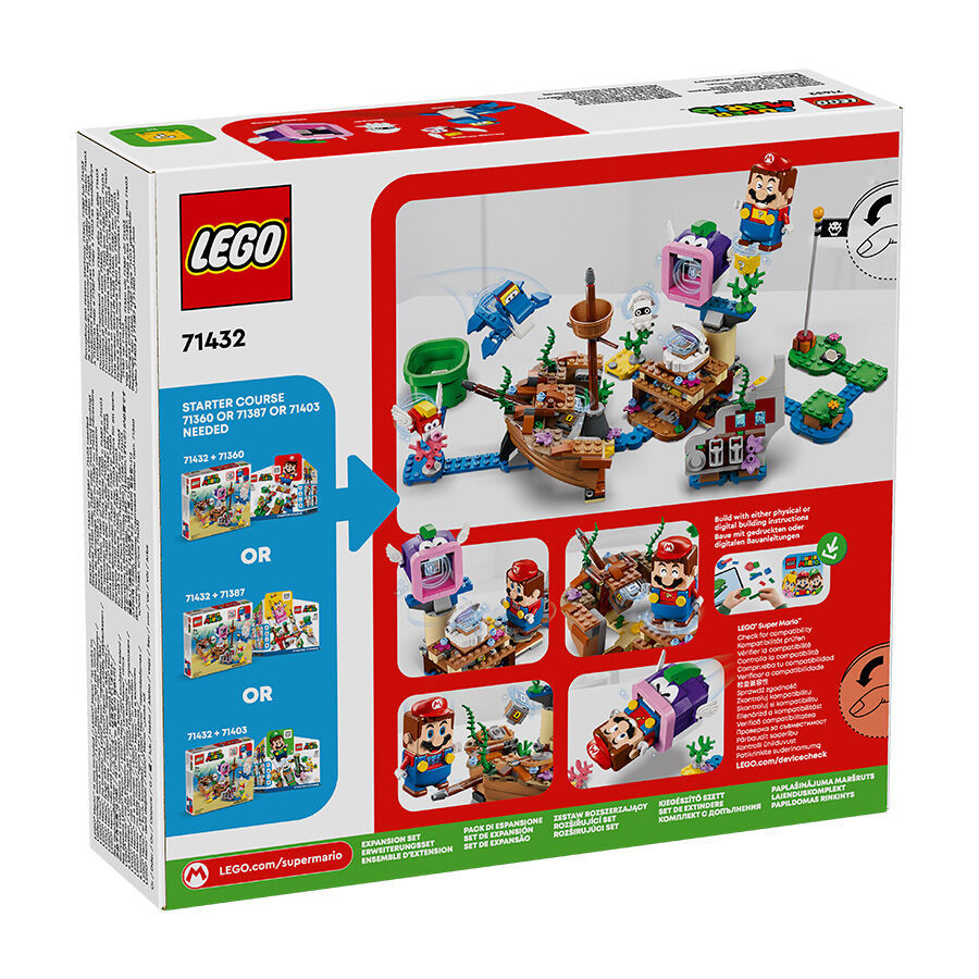 LEGO Super Mario Dorrie s Sunken Shipwreck Adventure Expansion Set 71432 Toys R Us Thailand Official Website