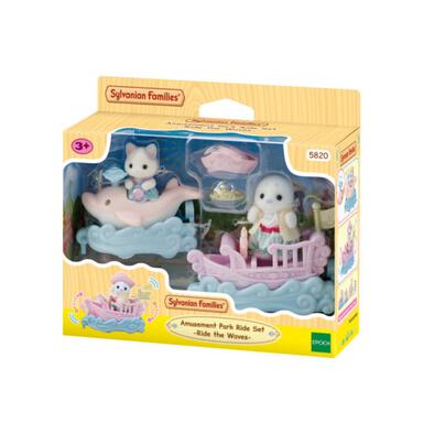 Sylvanian Families Amusement Park Ride Set 5820 - Ride the Waves