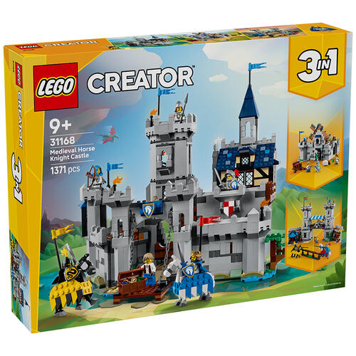 LEGO Creator 3 in 1 Medieval Horse Knight Castle 31168