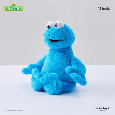 Sesame Street Standing Plush 13inch (Cookie Monster)