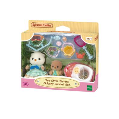Sylvanian Families Sea Otter Sisters-Splashy Snorkel Set 5804