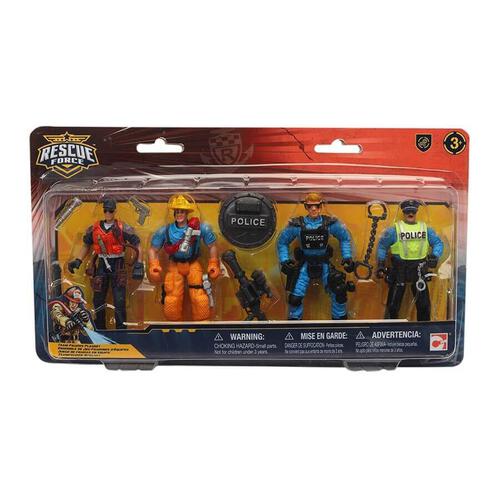 Rescue Force Team Figures Playset
