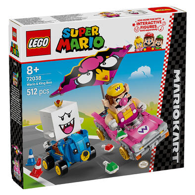 LEGO Super Mario Mario Kart &ndash; Wario & King Boo 72038