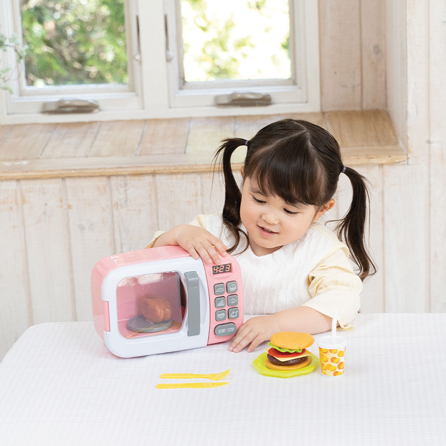 Hot shop pink microwave