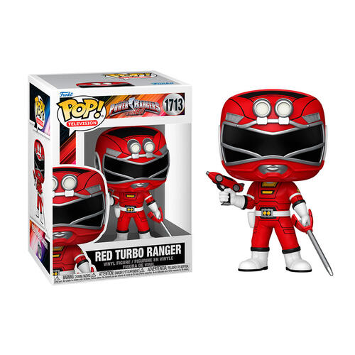 Funko POP! TV: - Power Rangers Dino Fury: Red Turbo Ranger Vinyl Figure