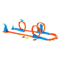 Hot Wheels ชุดรางฮอตวีลส์ ตีลังกา 3 ตลบ