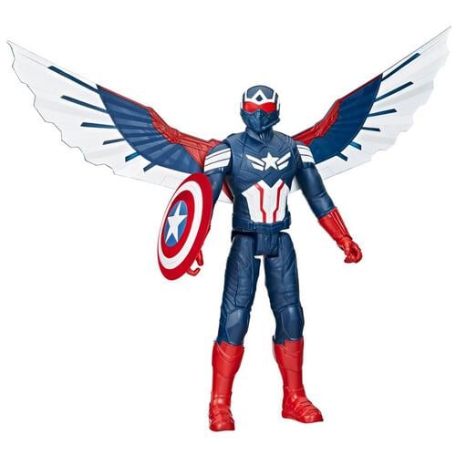 Marvel Captain America: Brave New World Titan Hero Series Captain America Action Figure