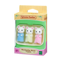 Sylvanian Marshmallow Mouse Triplets 