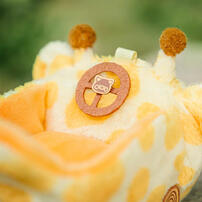 LuLu The Piggy Animal Party - High Speed Giraffe Lu Plush Keychain