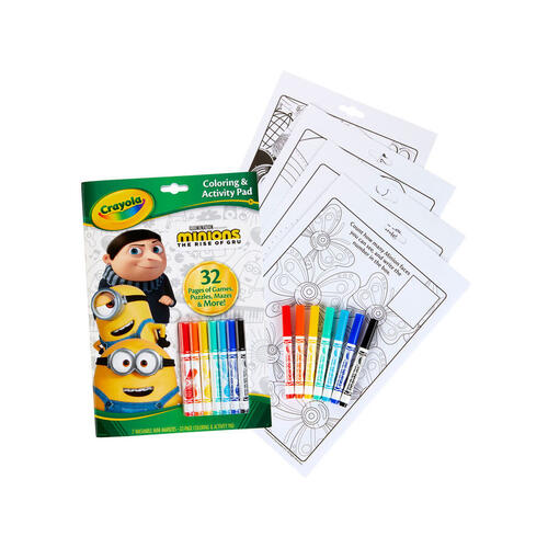 Crayola Coloring & Activity Pad Minions 2