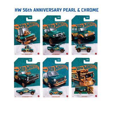 Hot Wheels Pearl And Chrome 56Th Anniversary Assorted