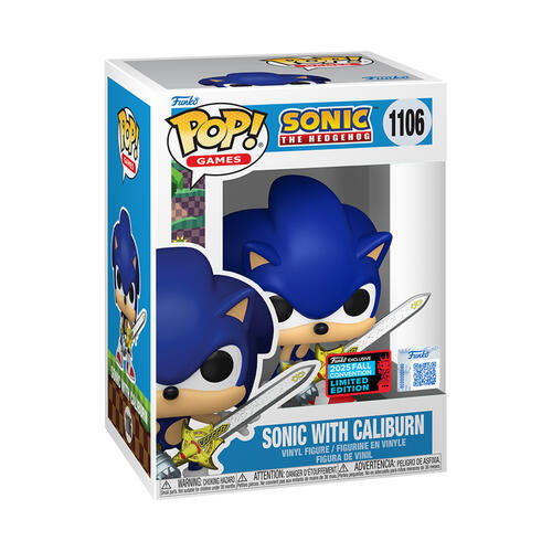Funko Pop! Games: Sonic The Hedgehog - Sonic With Caliburn