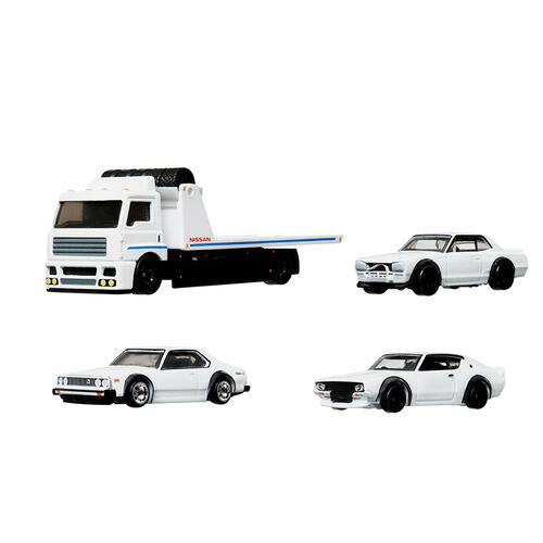 Hot Wheels ฮอตวีล รถนิสสันในกล่องสะสมเซต 4 คัน