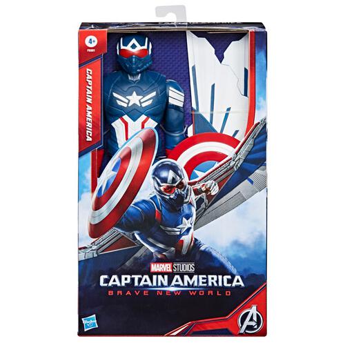 Marvel Captain America: Brave New World Titan Hero Series Captain America Action Figure