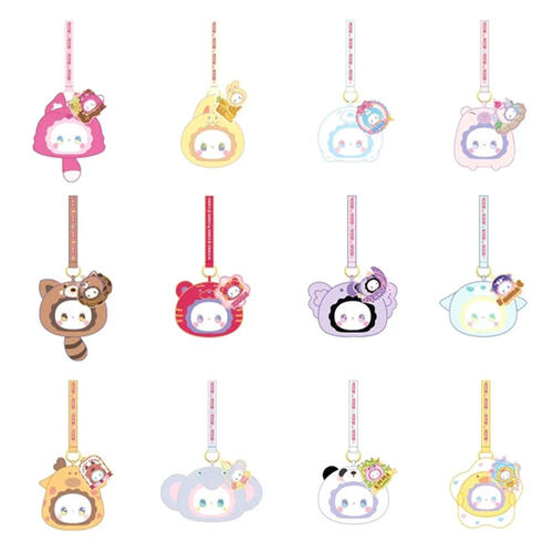 Emma Rua Rua Zoo Party scented Plush Keychain Blind Box by Lucky Emma - Assorted