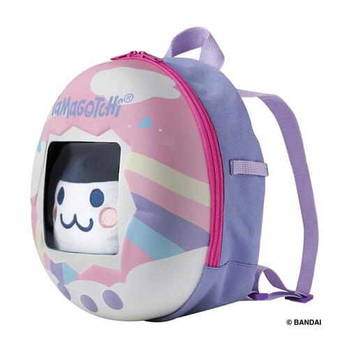 Tamagotchi Rolling Plush Toy with Backpack Set (Mimichi)