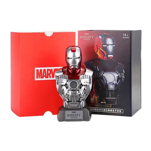 Marvel Iron Man MK5 Pressure-relief Bust With Bluetooth Speaker Collectible 