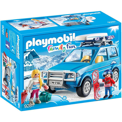 Playmobil เพลย์โมบิล วินเทอร์สปอร์ต รถเดินทาง SUV
