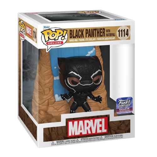 Funko Pop! Deluxe: Marvel - Black Panther With Waterfall Vinyl Figure #1114