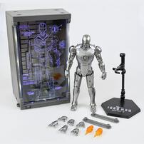 ZD TOYS Iron Man MK2 Scale 1/10 (7 inches) Figure in Hall of Armor Set