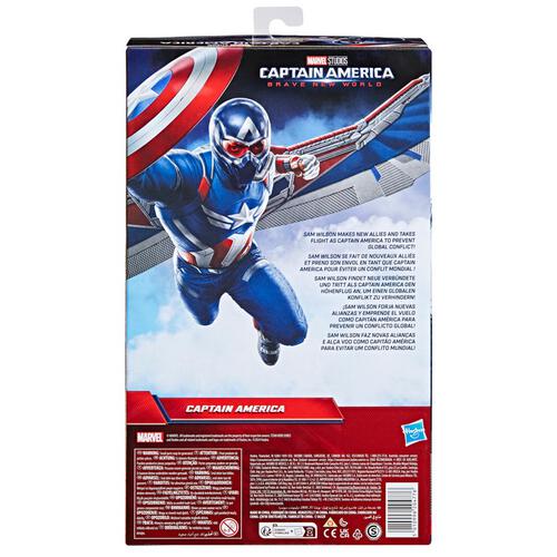 Marvel Captain America: Brave New World Titan Hero Series Captain America Action Figure