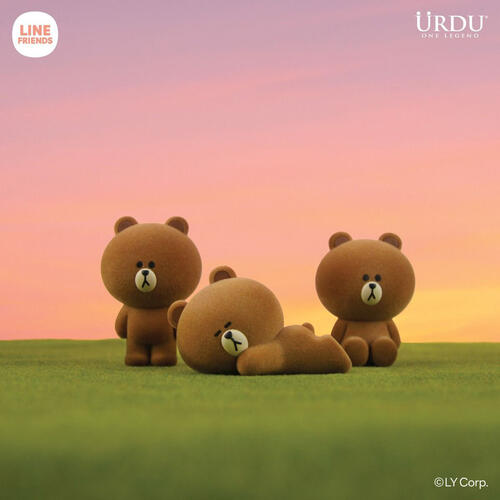 Line Friends Meets Urdu กล่องสุ่ม Flocking Series - คละแบบ