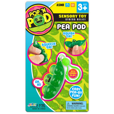Ja-Ru Sensory Toy POP 'N POD Pea Pod