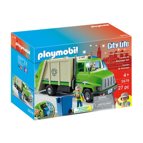 Playmobil เพลย์โมบิล ชุดรถเก็บขยะรีไซเคิล