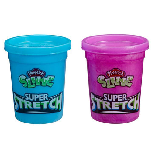 Play-Doh Slime Super Stretch Purple and Blue 2-Pack