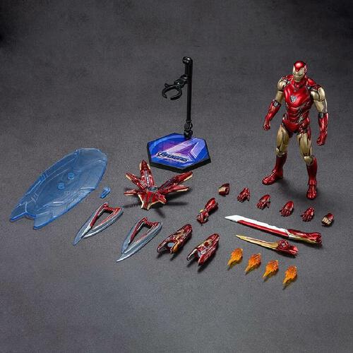 ZD TOYS Iron Man MK85 2.0 with Lighting Function Scale 1/10 (7 Inch) Figure