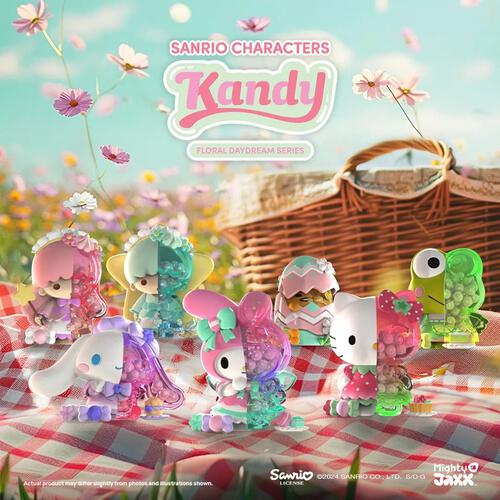 Mighty Jaxx Kandy x Sanrio Floral Daydream Series Vinyl Figure Blind Box - Assorted