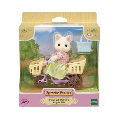  Sylvanian Families Floral Cat Mother's Bicycle Ride - 5680