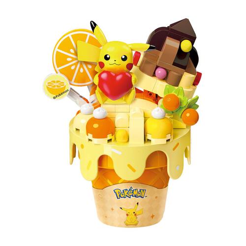 Qman Keeppley Pokemon Pikachu Cone playset