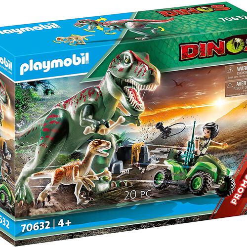 Playmobil Dinos T-Rex Attack with Raptor and Quad 70632