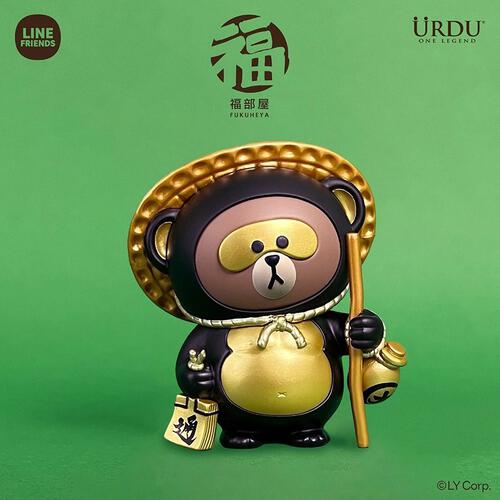 URDU Line Friends Meets Urdu Fukuheya Good Luck Brown Series - Assorted