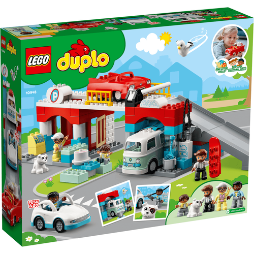 LEGO เลโก้ ดูโปล ชุดตัวต่ออู่ซ่อมรถและโรงล้างรถ 10948